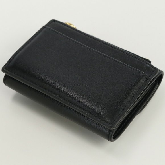 CELINE Celine with coin purse Triomphe 10I65 3DPV 38NO tri-fold wallet calf l... - Picture 2 of 10